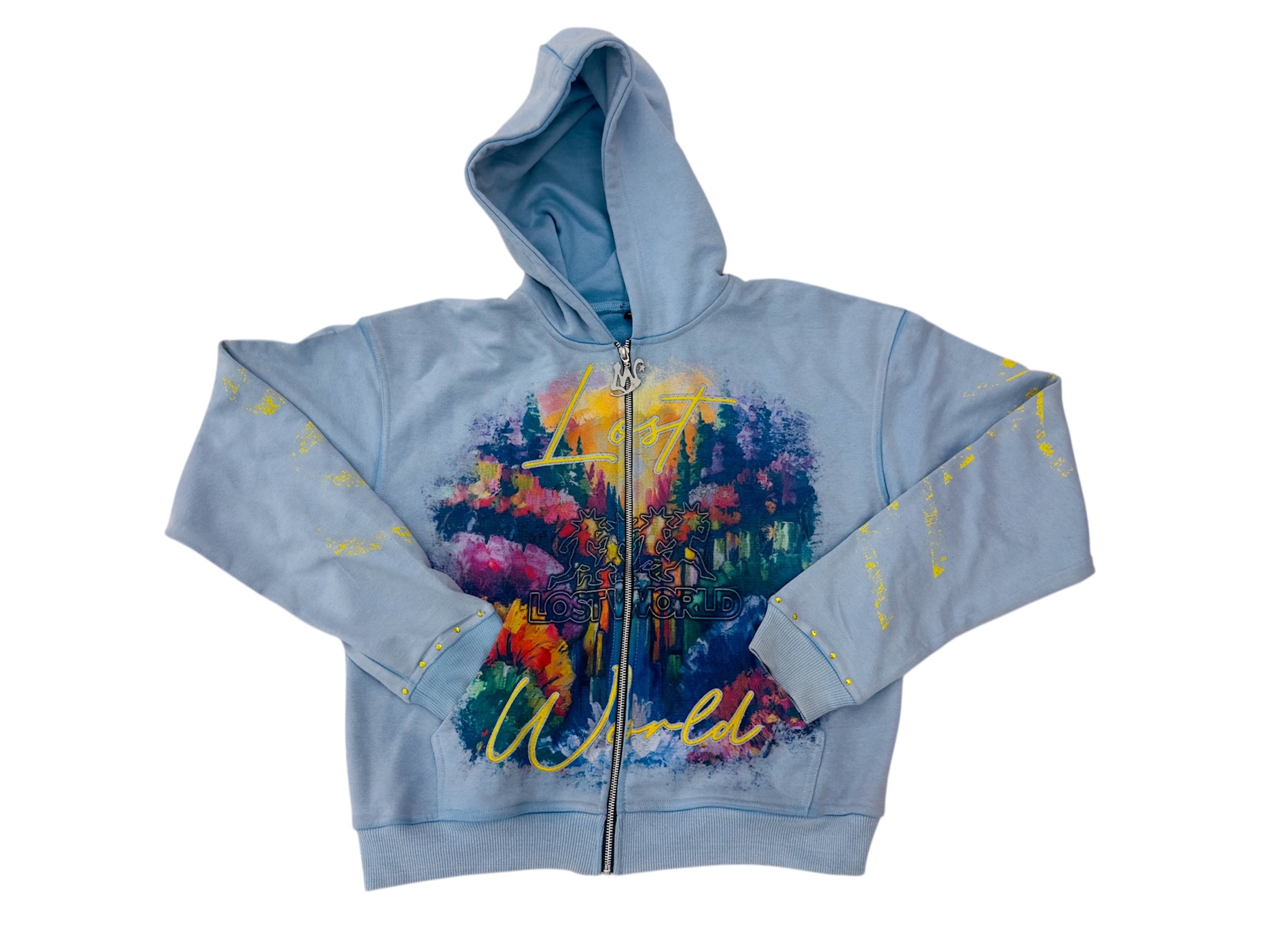 BLOSSOM TIDE COTTON CANDY ZIP UP