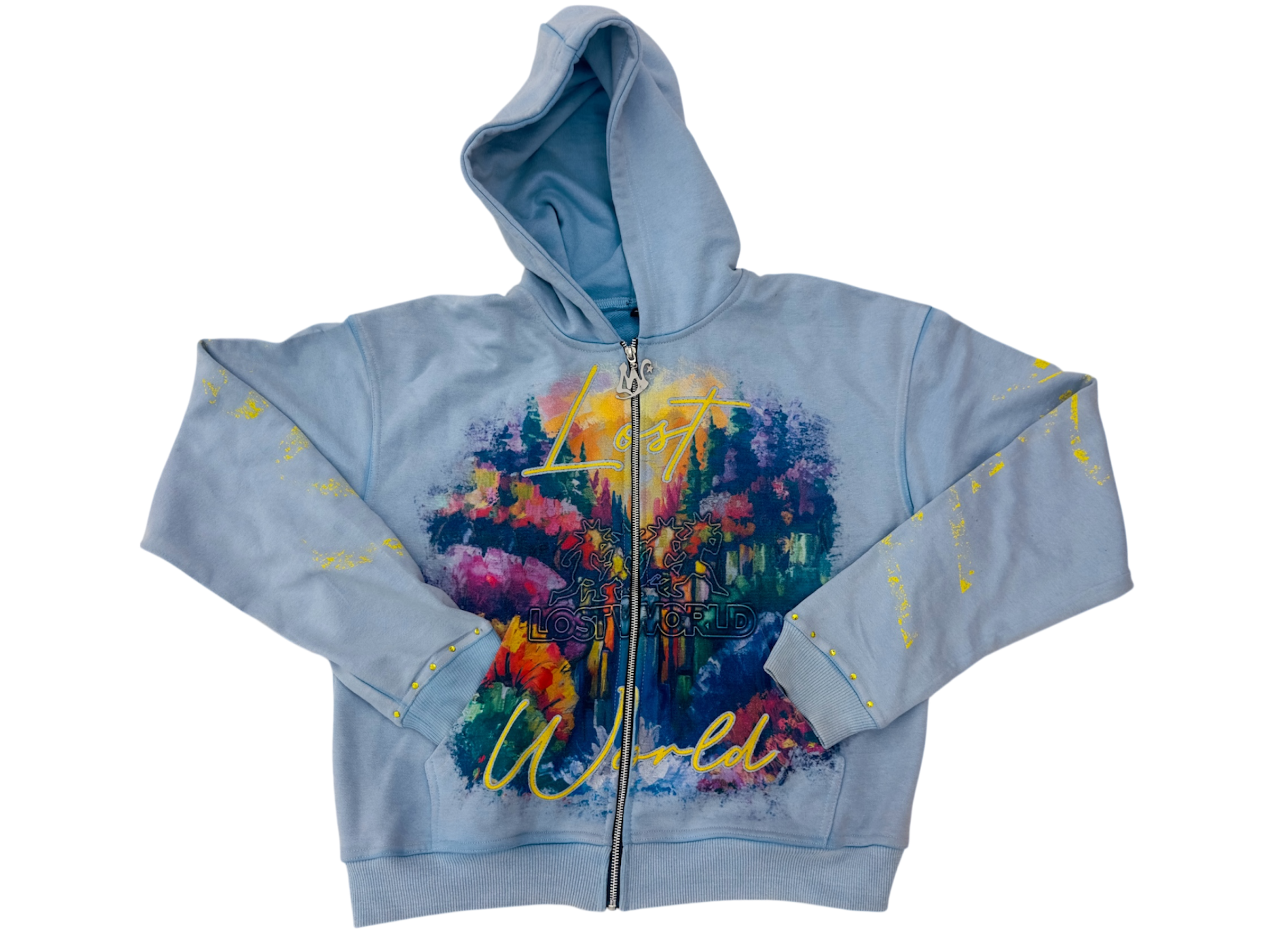 BLOSSOM TIDE COTTON CANDY ZIP UP