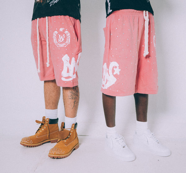 LOST CRETE SHORTS PINK