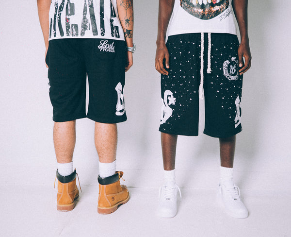 LOST CRETE SHORTS BLACK