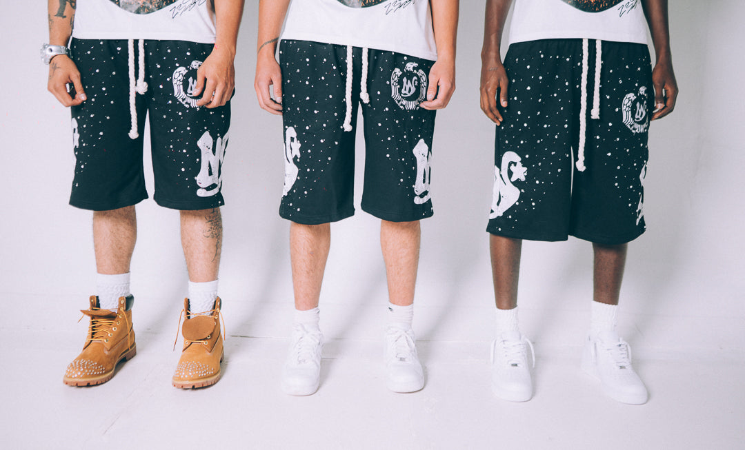 LOST CRETE SHORTS BLACK